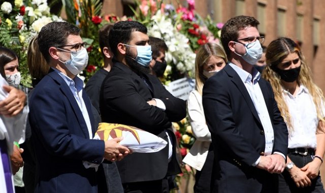 Despedida al expresidente de Uruguay. AFP