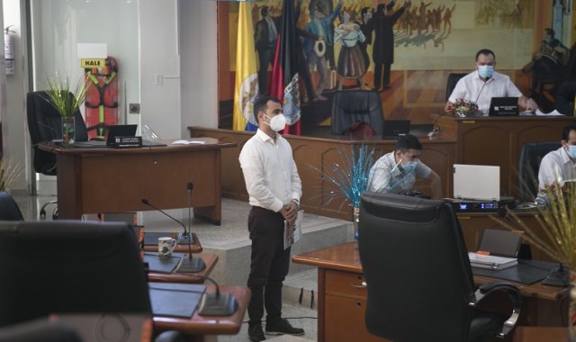 Como estaba definido casi desde la primera prueba, Karol Yessid Blanco Monroy fue elegido ayer nuevo personero de Cúcuta.  Foto Juan Pablo Cohen/ La Opinión