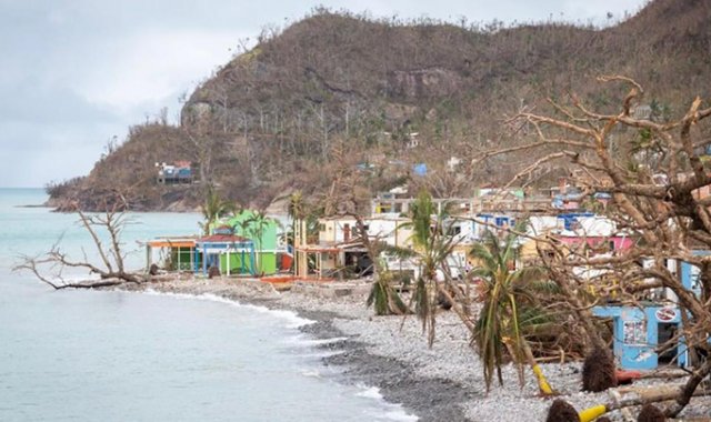 una caída total de los servicios de energía, comunicaciones y agua, y un saldo de dos fallecidos. Colprensa