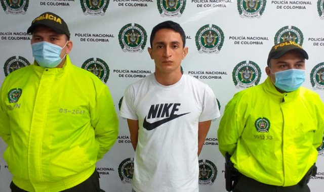 Brayan Andrés Rubiano Martínez fue enviado a casa por cárcel. Policía