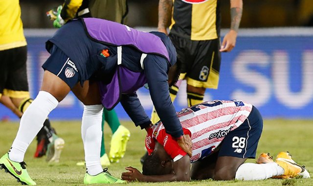 Junior de Barranquilla, a pesar de ganar 1-0 en Chile en la vuelta, cayó eliminado por Coquimbo de Chile en los cuartos de la Sudamericana con un resultado global de 2-2.  AFP