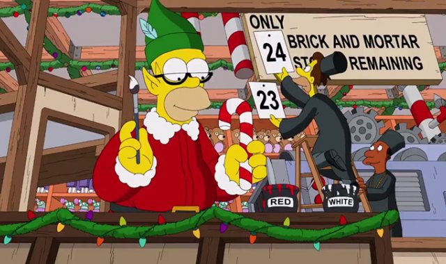 Los episodios navideños de 'Los Simpson'. Cortesía