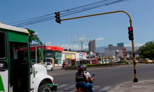 Diagonal Santander con calle 10. Luis Alfredo Estévez.