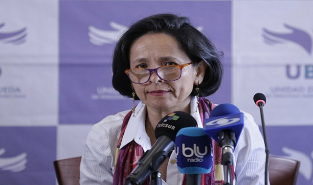 Luz Marina Monzón, directora de la Unidad de Búsqueda de Personas. Colprensa