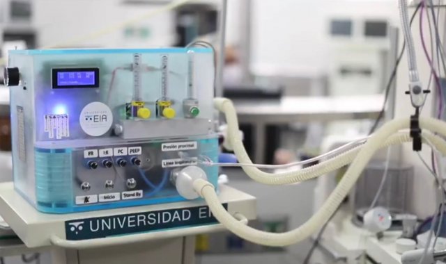Ventiladores Mecánicos colombianos. Tomado de Universidad EIA