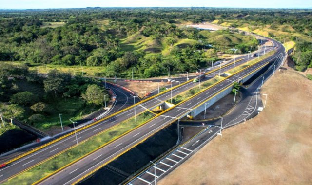 Intercambiador de Caño Alegre, obra que hace parte del proyecto final de la Ruta del Sol 2. Colprensa