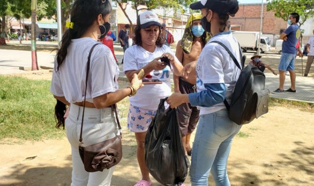 La estrategia de responsabilidad social busca incentivar el uso obligatorio de la mascarilla como medida de protección contra la COVID-19. Cortesía