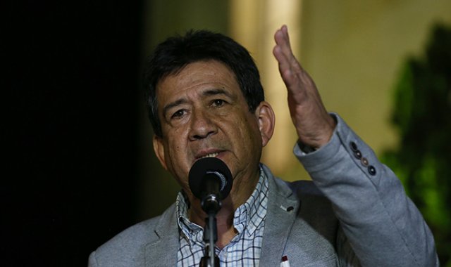 Diógenes Orjuela, presidente de la CUT. Colprensa