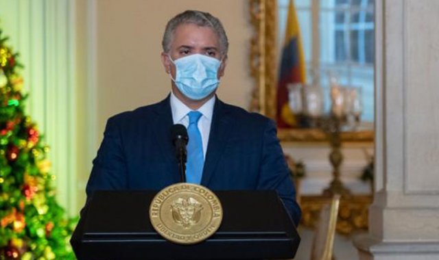 El Mandatario señaló que el salario aumentó el doble de la inflación. Tomada de Twitter @IvanDuque