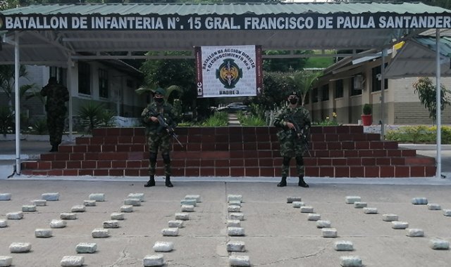 La droga está valorada en más de 91 millones de pesos. Ejército