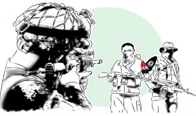 "El Eln unió cinco estructuras y con eso es que le ha hecho frente a Los Rastrojos para aniquilarlos”,
Fuente de inteligencia de la Policía. La Opinión