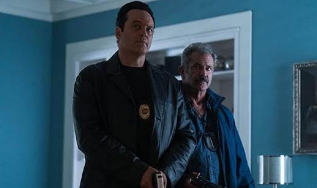 Dos policías particulares representan Vince Vaughn (izq) y Mel Gibson.
   Cortesía