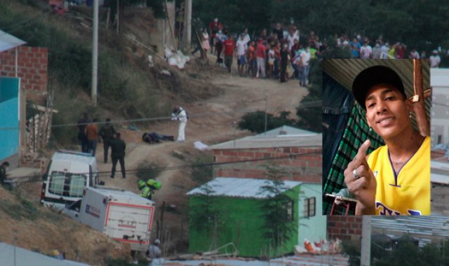 Miembros de la Brinho levantaron el cadáver. Cristian Herrera