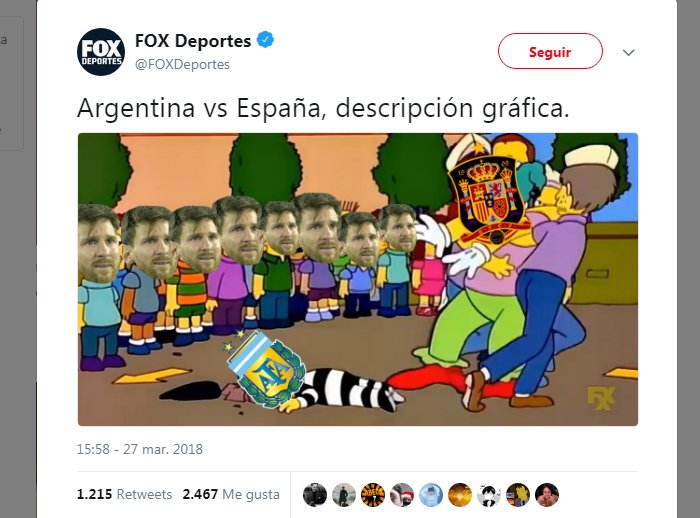 Twitter @FOXDeportes